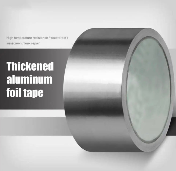 Heat Resistant Aluminium Foil Tape, Waterproof Adhesive Tape For Pipe Repair, Mould-proof Duct Tape Sticker Kitchen Bathroom Tool Heat Resistant Aluminium Foil Tape, Waterproof Adhesive Tape For Pipe Repair, Mould-proof Duct Tape Sticker Kitchen Bathroom Tool